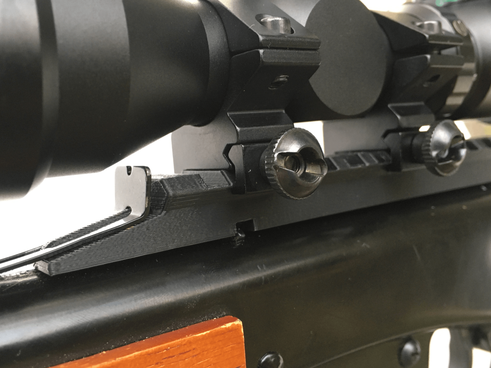 Red Ryder Picatiny Scope Mount with Scope Installed